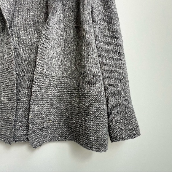 Theory Gray Jake Granito Wool Cashmere Knit Cardigan P/TP Open Front - Picture 5 of 14